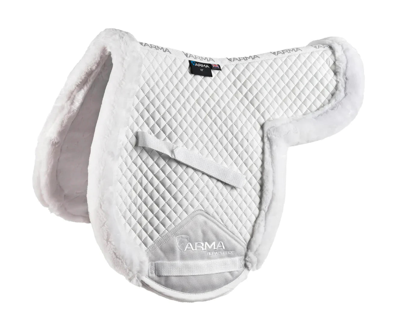 Arma SupaFleece Fully Lined Shaped Pad White 17-17.5"