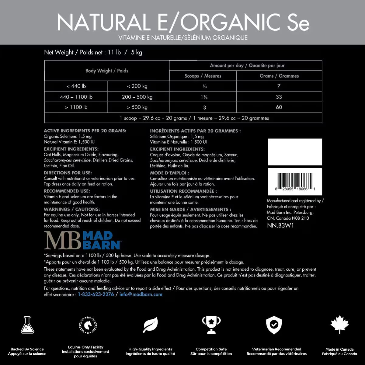 MadBarn Natural E/Organix Se