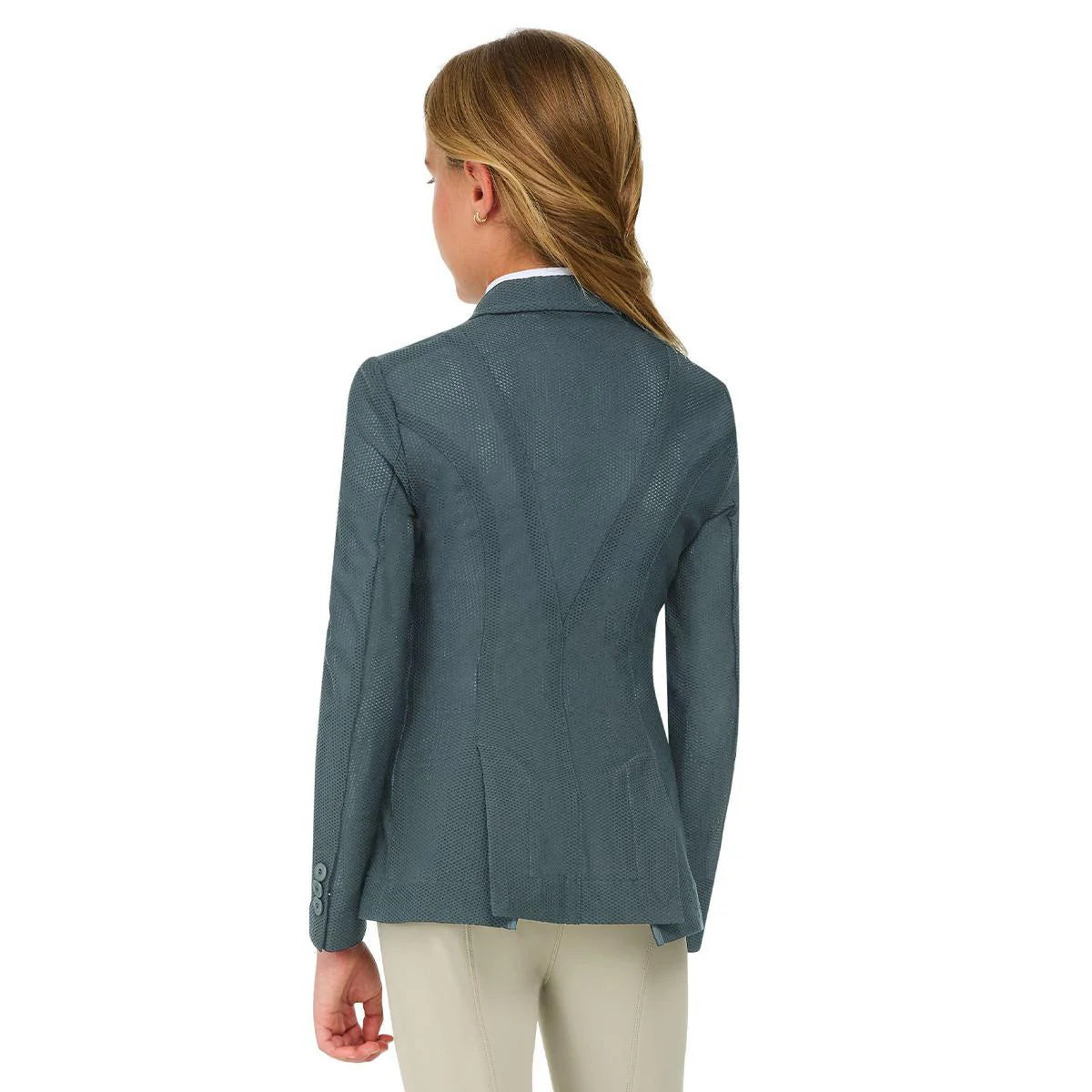 RJ Classics Girls Harmony Jr Mesh Show Coat Sea Slate