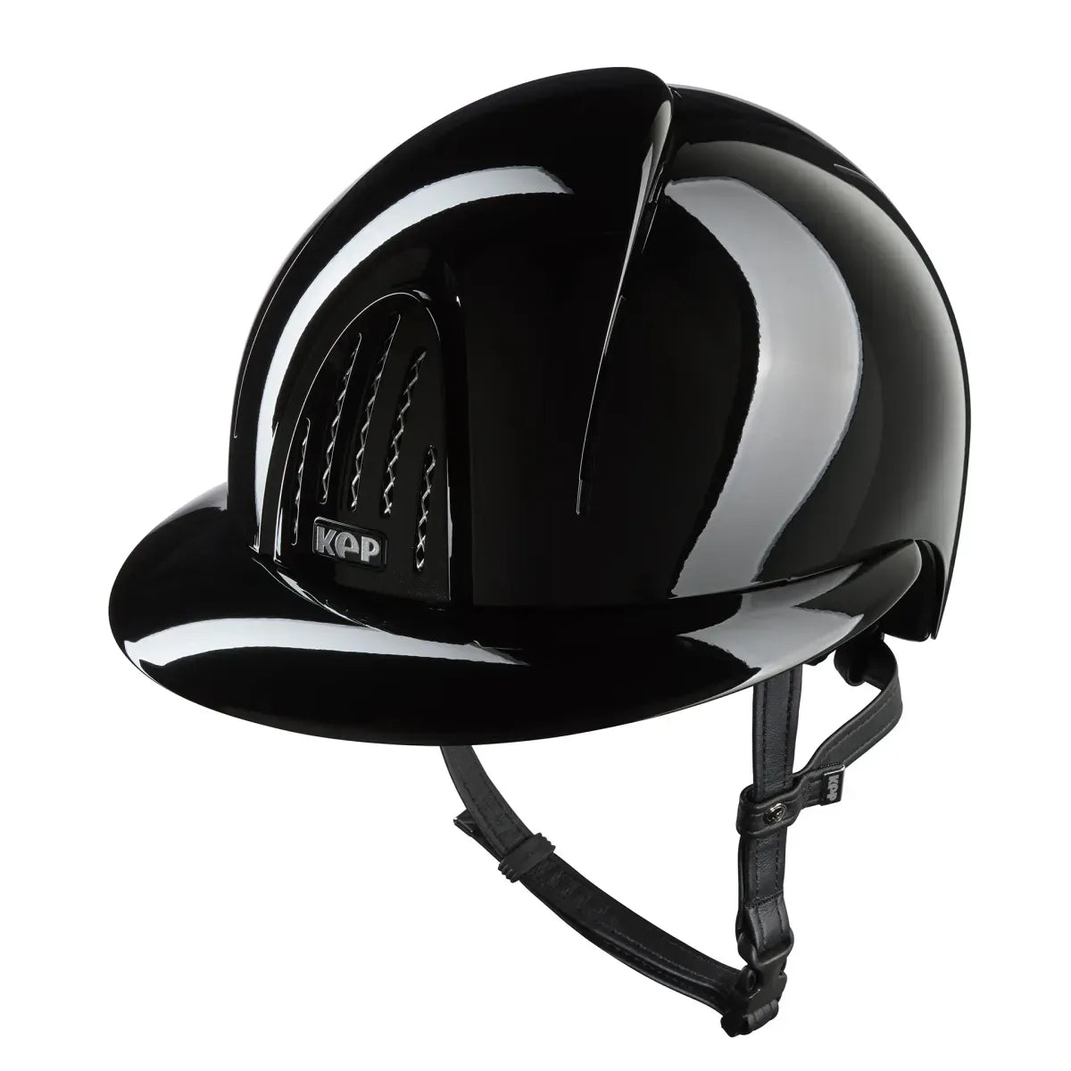 Kep Smart Nova Riding Helmet - Polish Black - Polo Peak