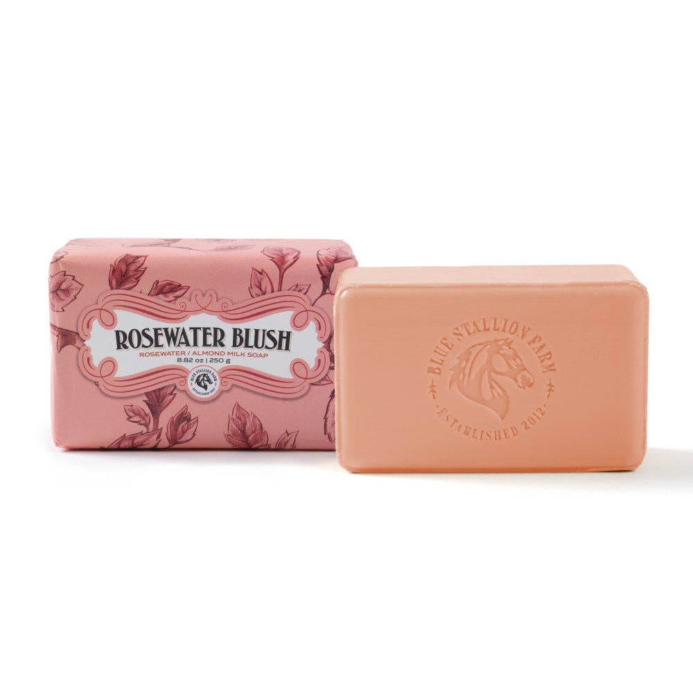 Rosewater Blush Almond Milk & Acacia Honey Bar Soap 250g