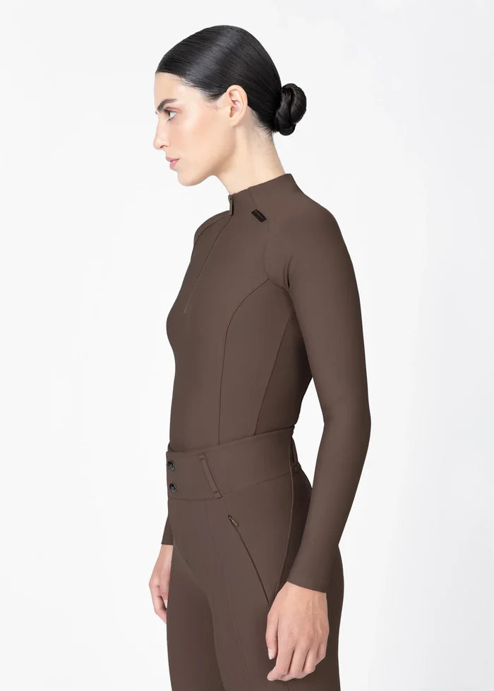 Maximilian Origin Long Sleeve Base Layer - Mocha