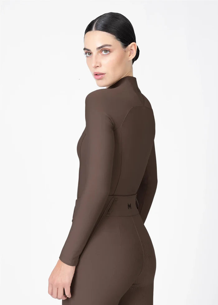 Maximilian Origin Long Sleeve Base Layer - Mocha