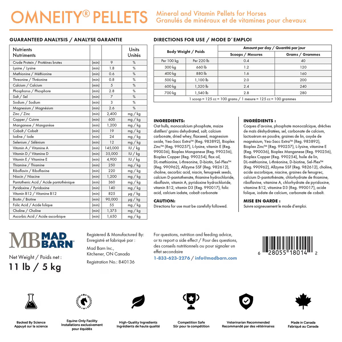 MadBarn Omneity Pellets