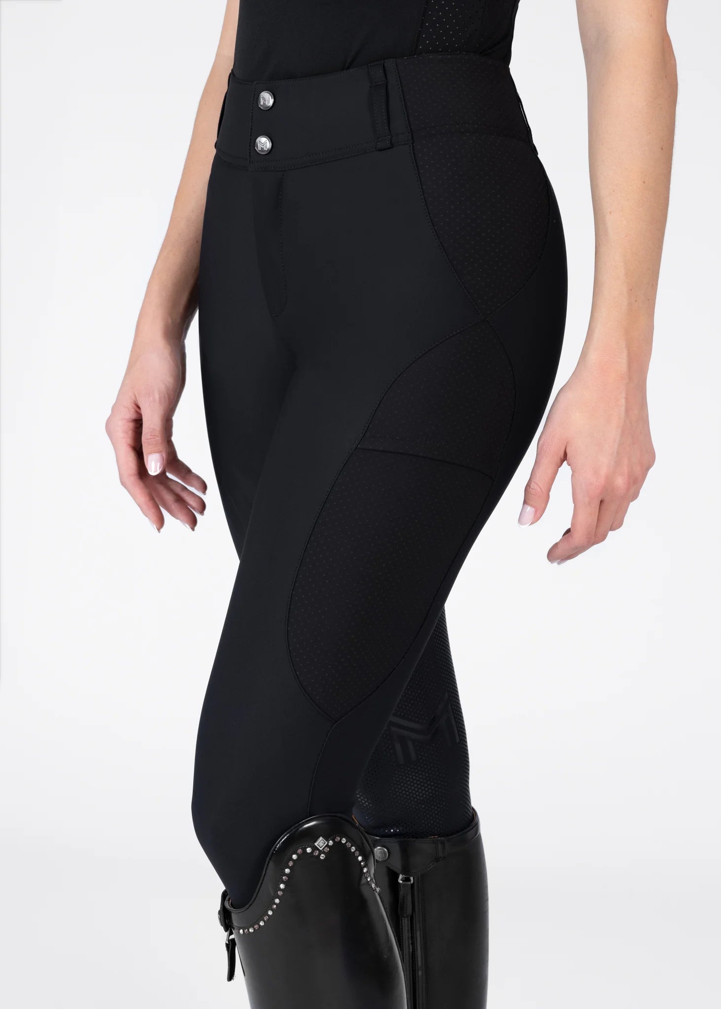 Maximilian Equestrian Aero Breeches - Black