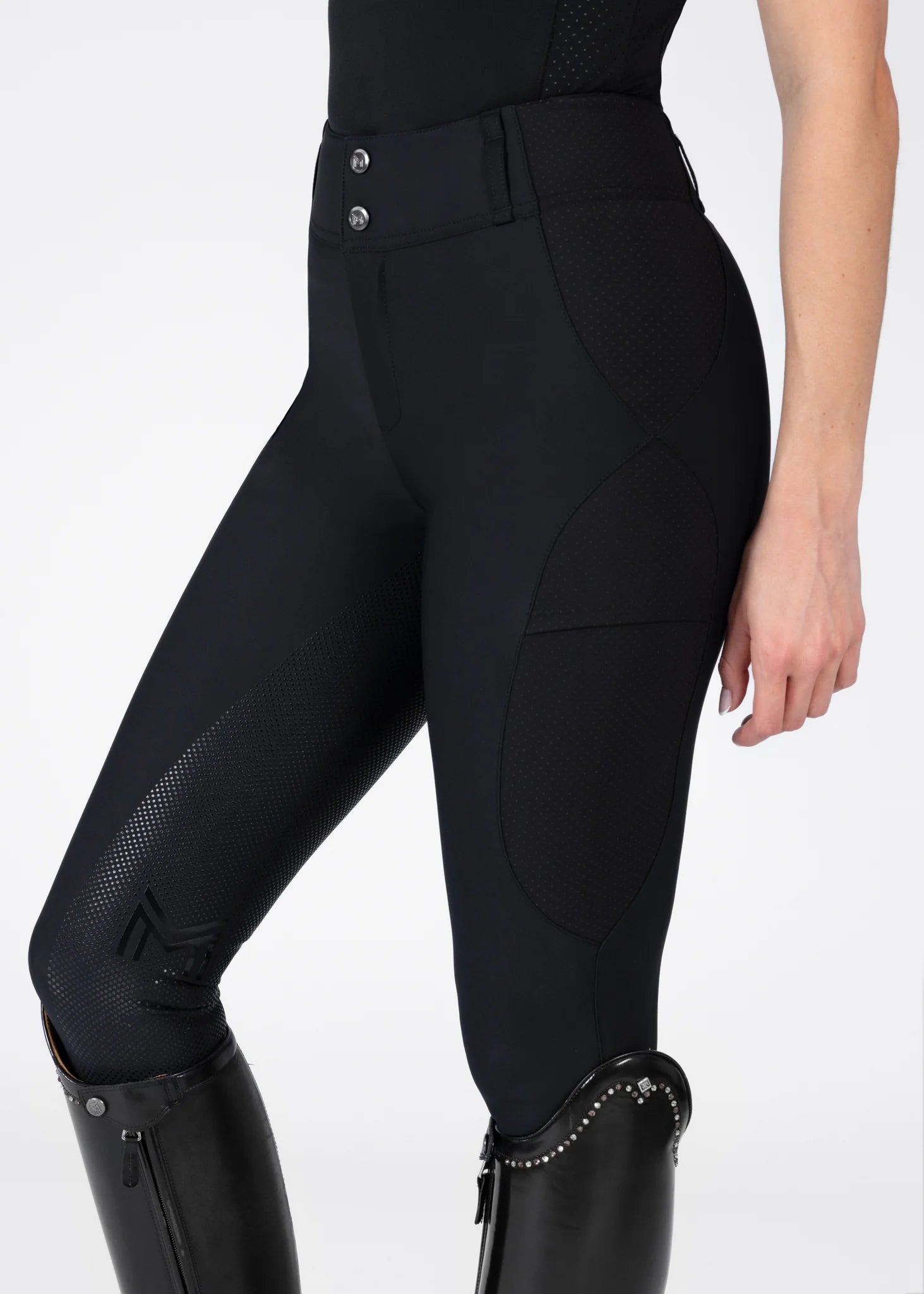 Maximilian Equestrian Aero Breeches - Black