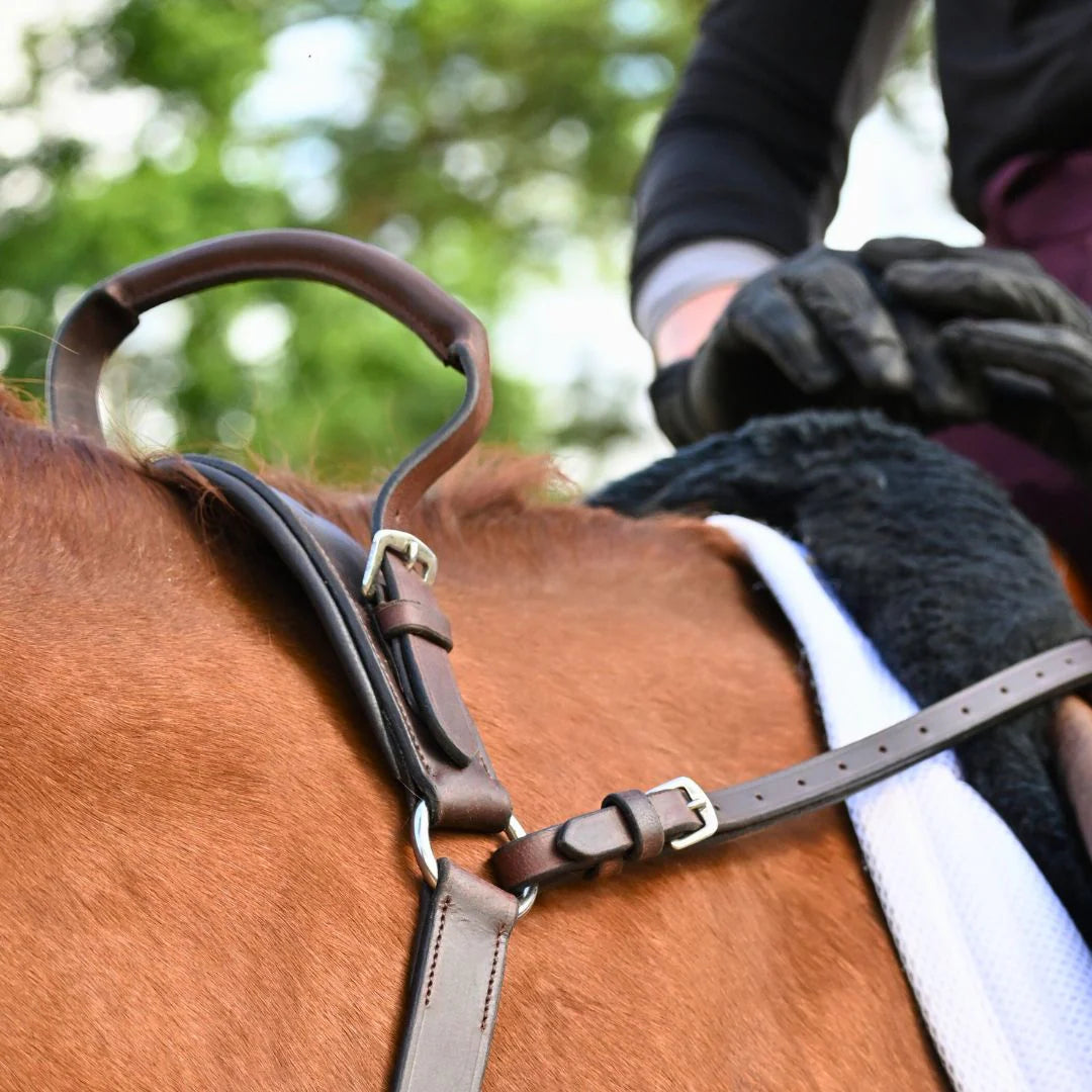 Correct Connect 3-Point Breastplate with Double Neck Strap - Brown