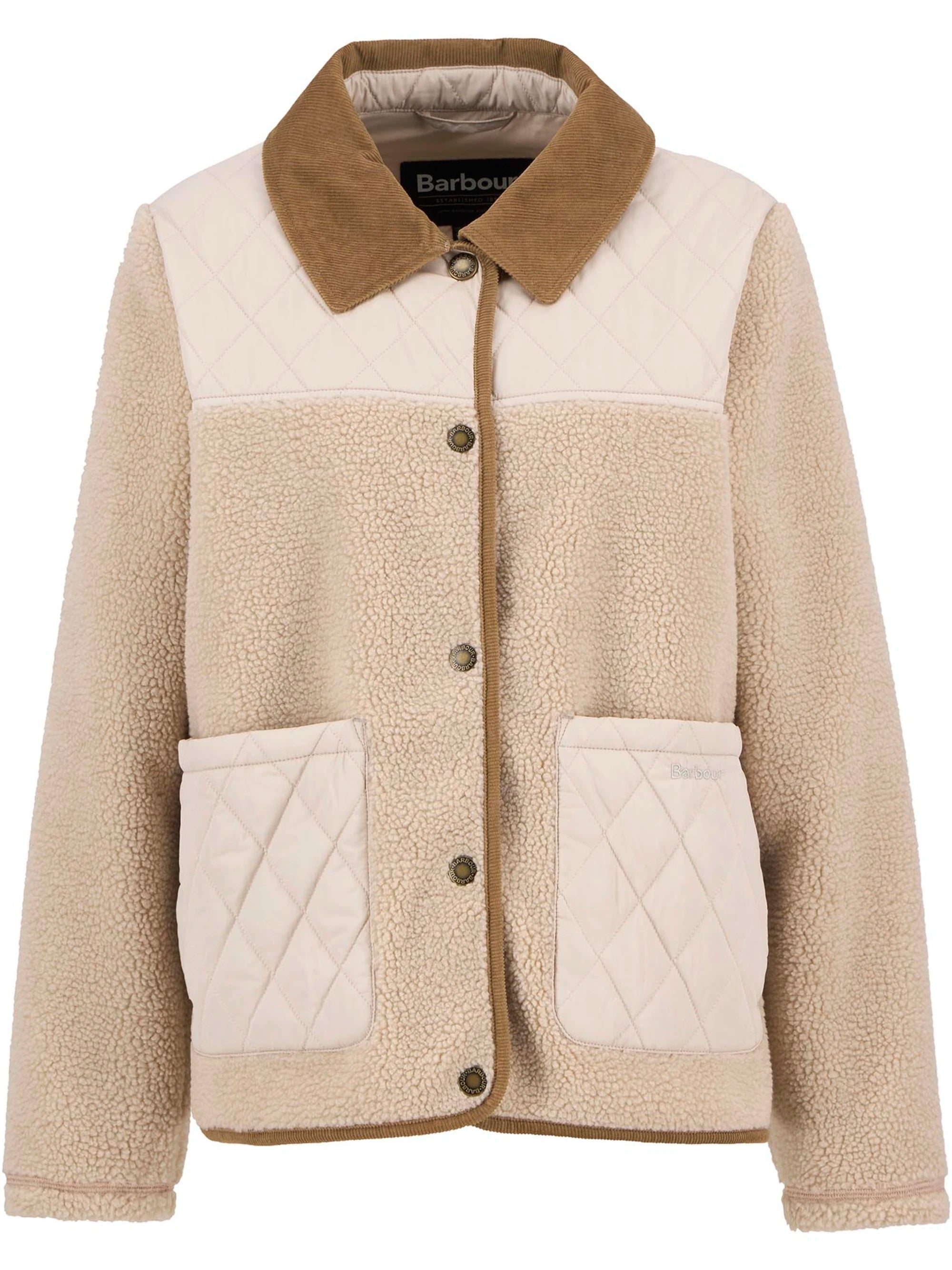 Barbour Laurel Fleece Jacket Natural/Blanc