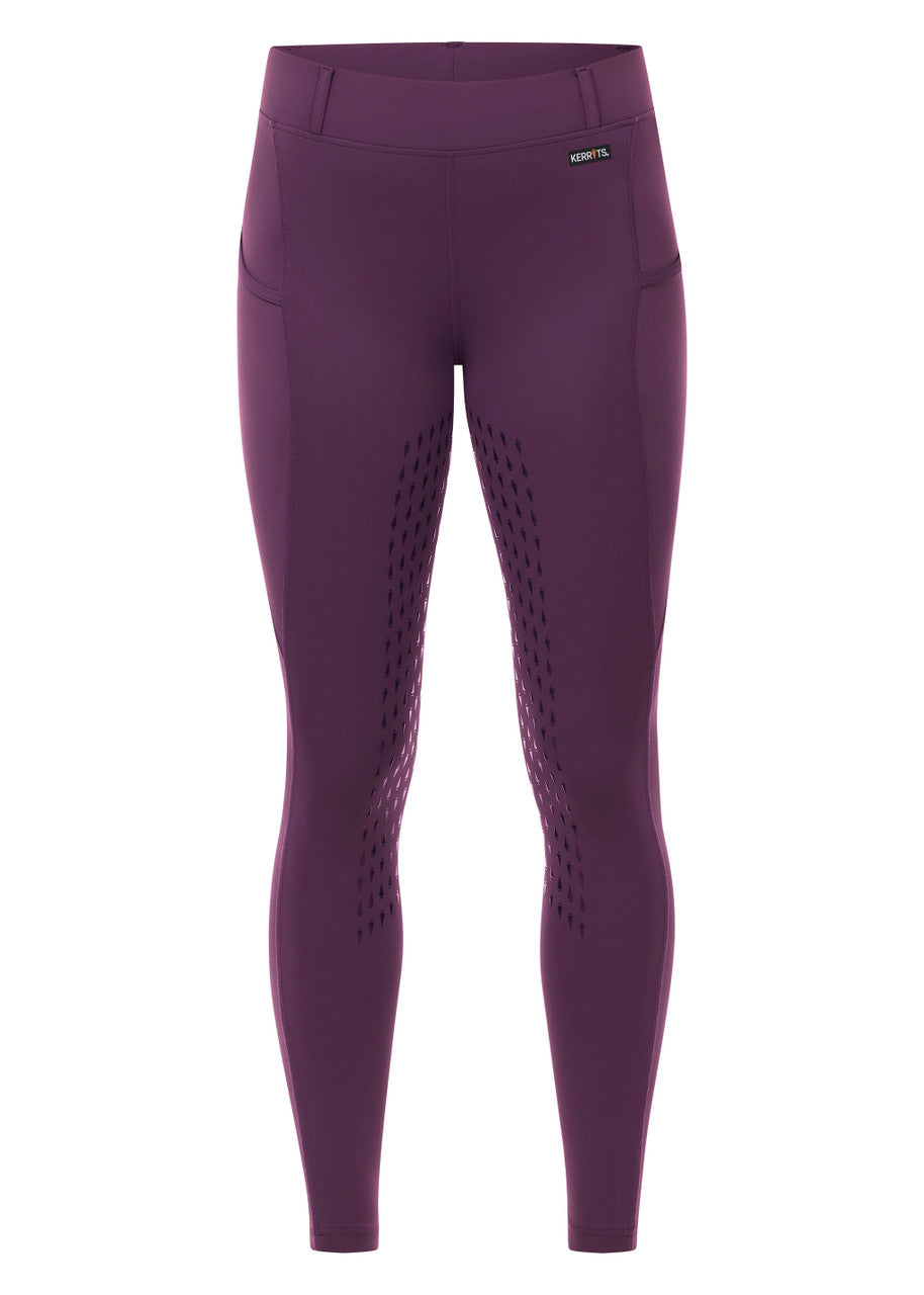 Kerrits Kids Coolcore Full Leg Tech Tight - Velvet Plum