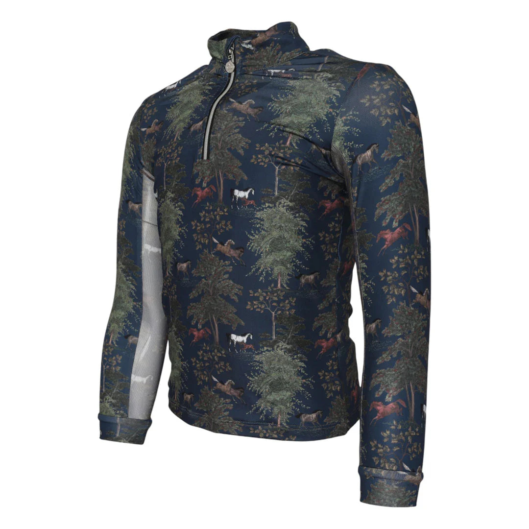 Dapplebay 1/4 Zip Kids Riding Top