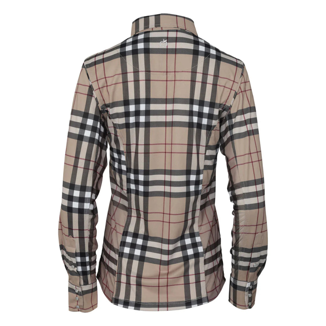 Dapplebay Holiday Plaid Western Top