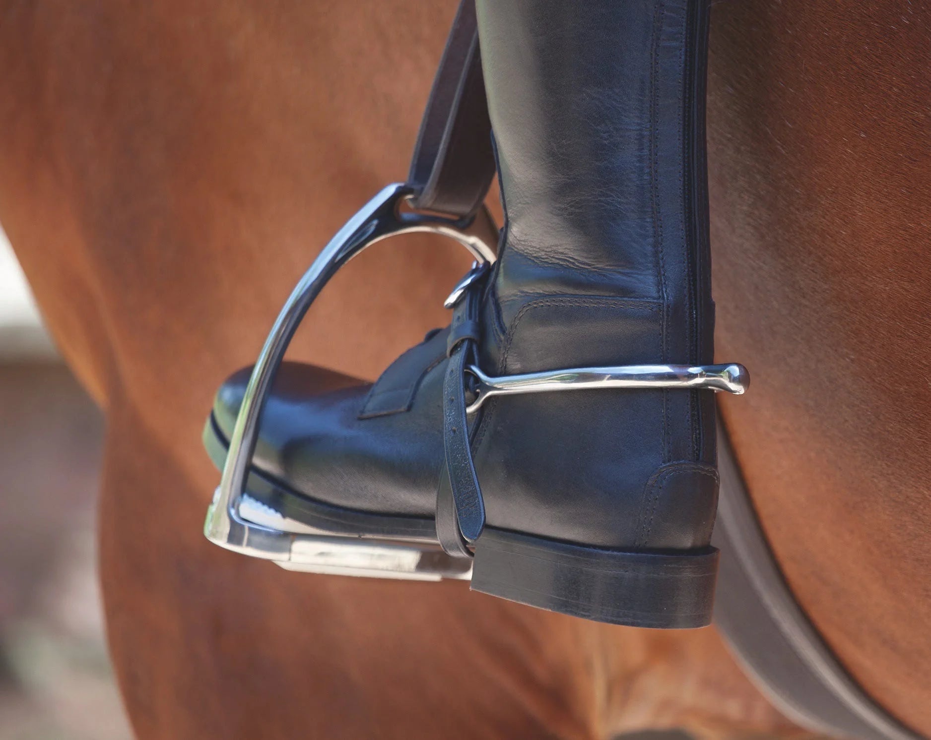 Velociti GARA Leather Spur Straps - Black