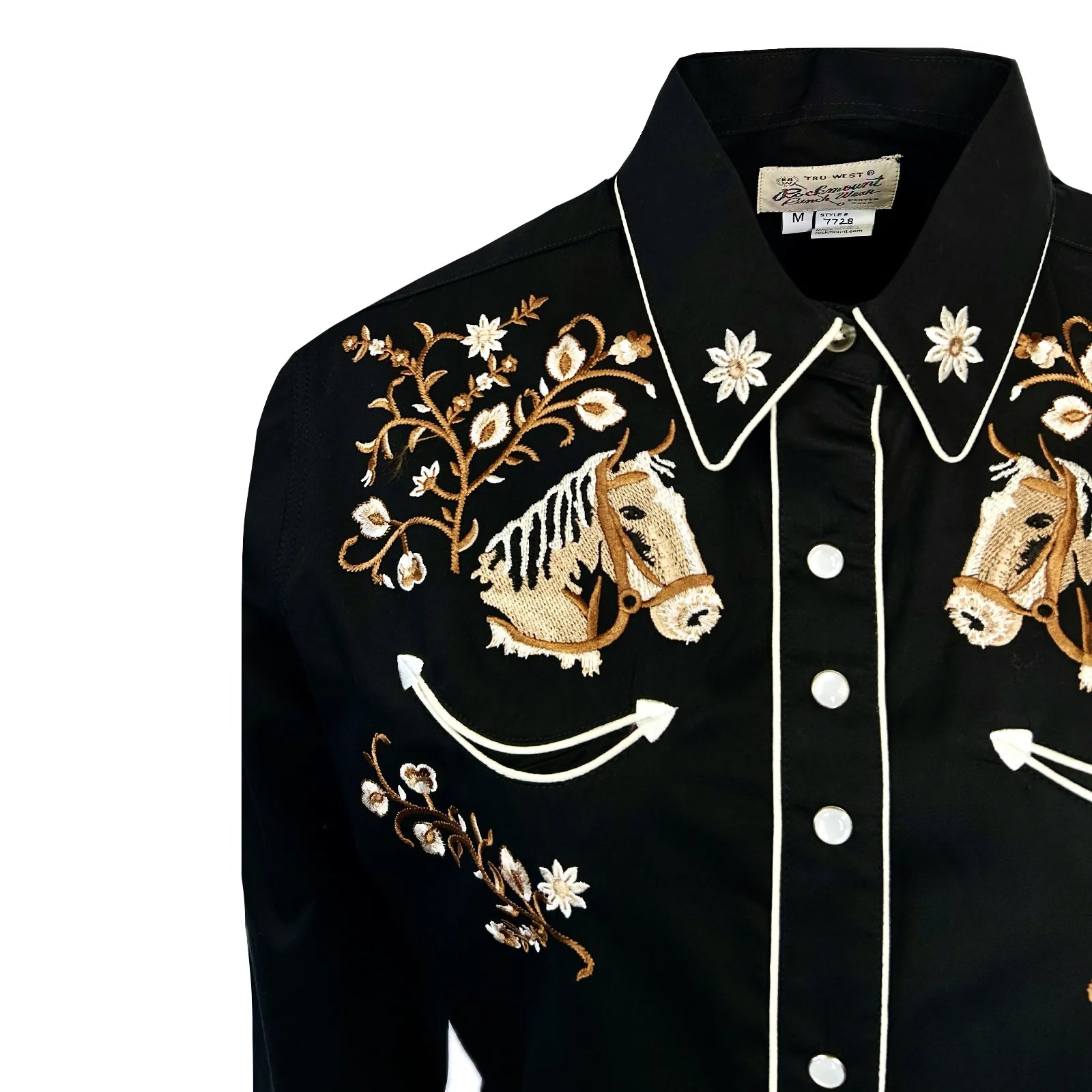 Rockmount Ranch Wear Womens Vintage Horsehead Shirt