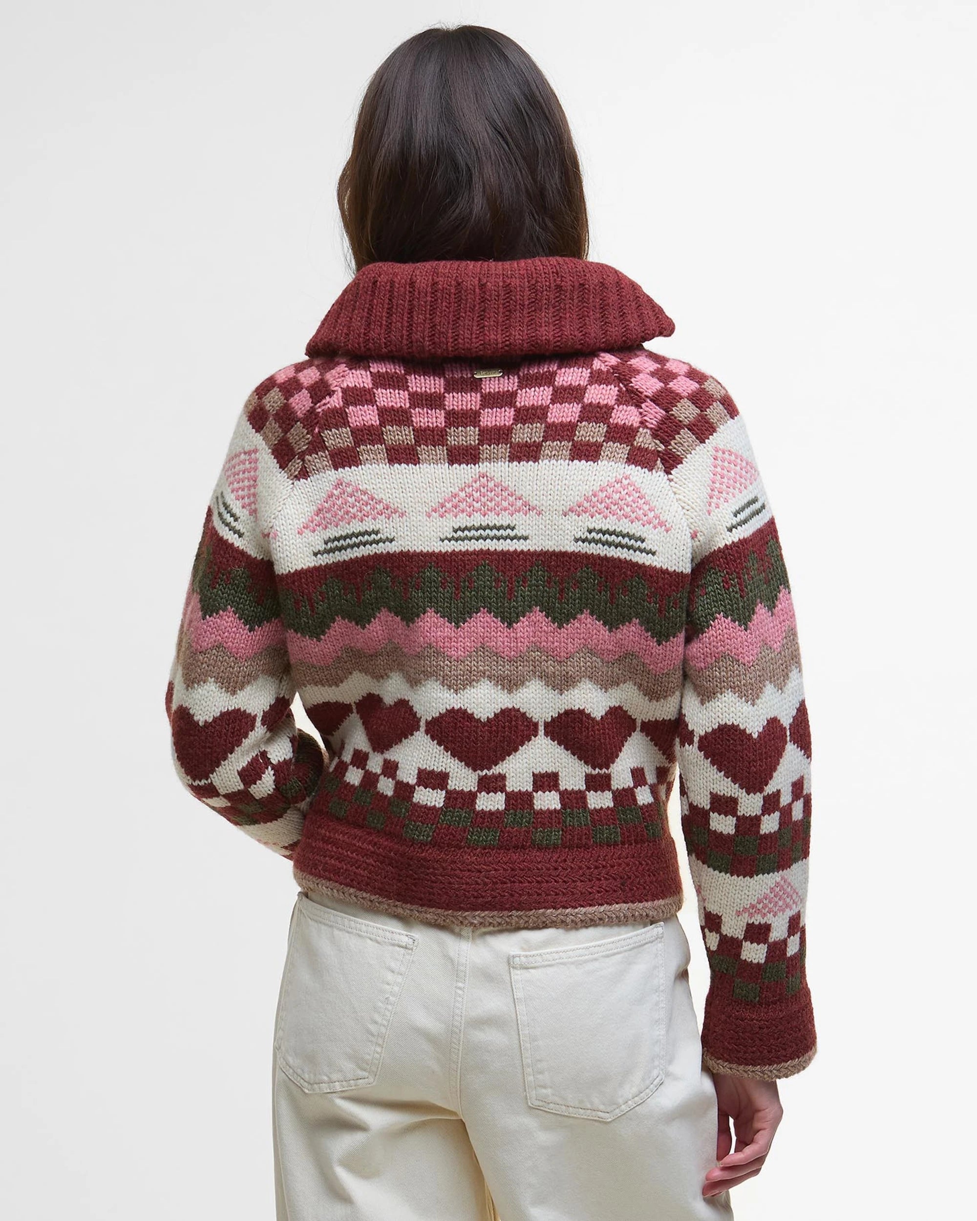 Barbour Ruby Fair Isle Cardigan Multi