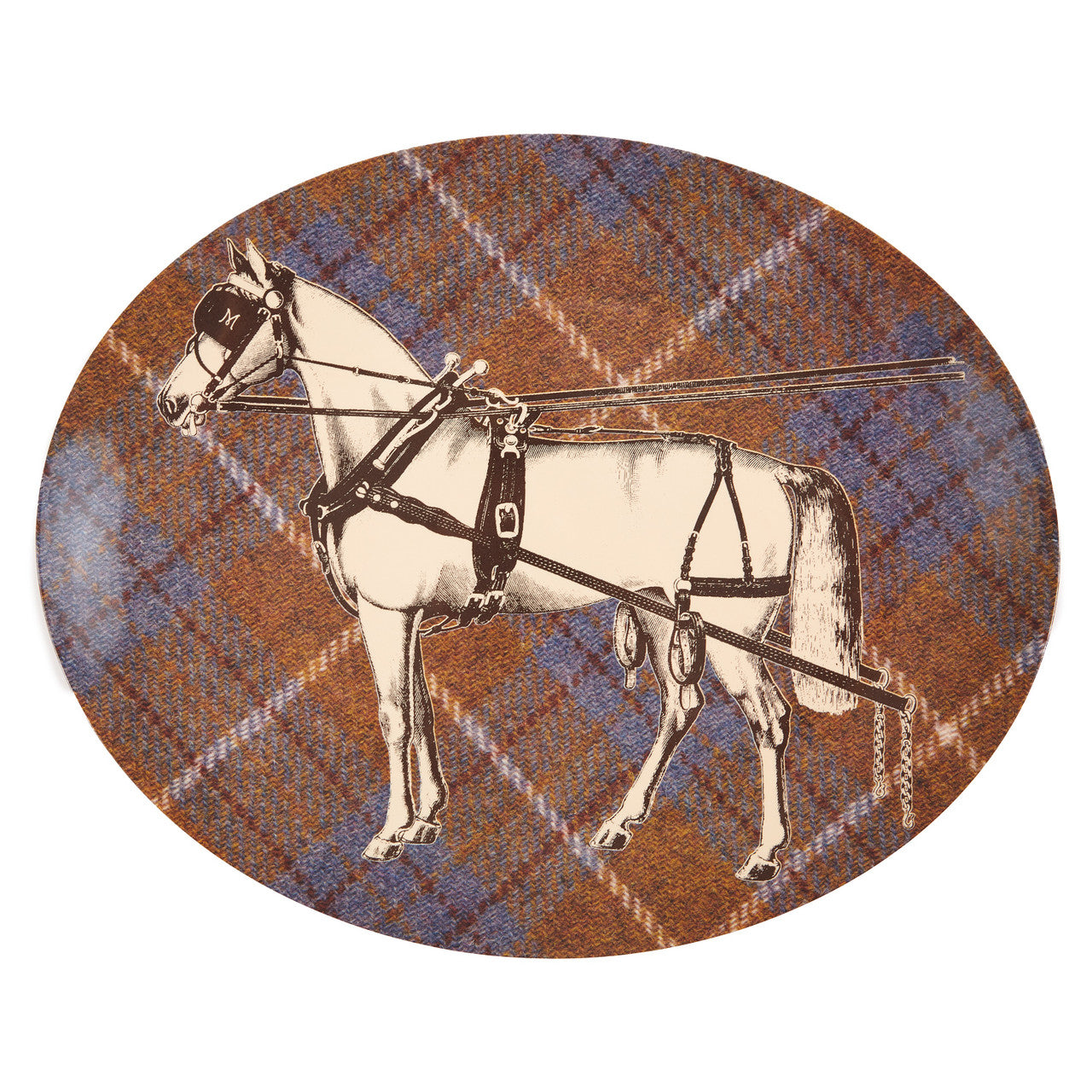 Thomas Paul Equus Horse Tweed Oval