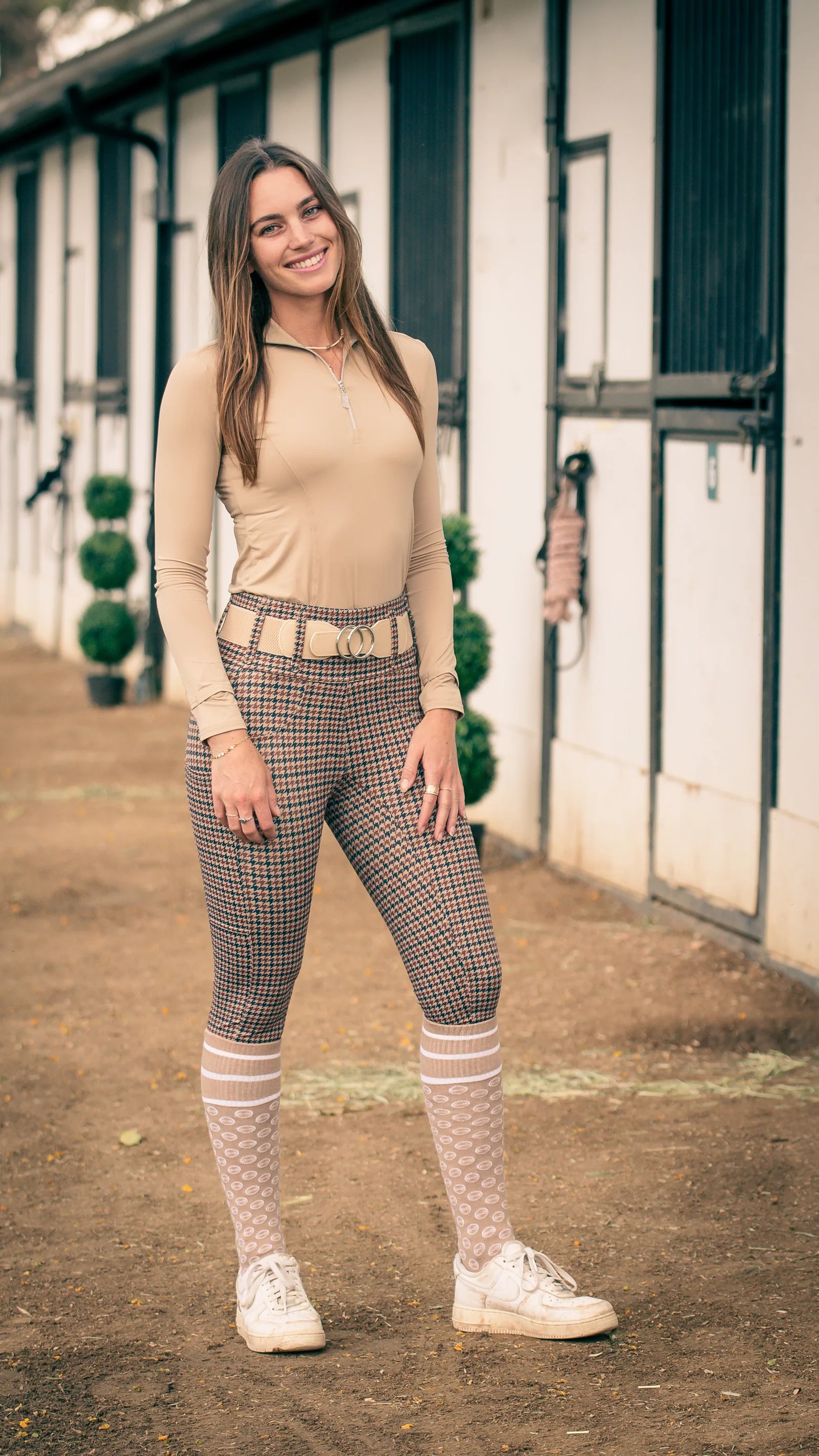 Canter Culture Athletic Breech English Houndstooth