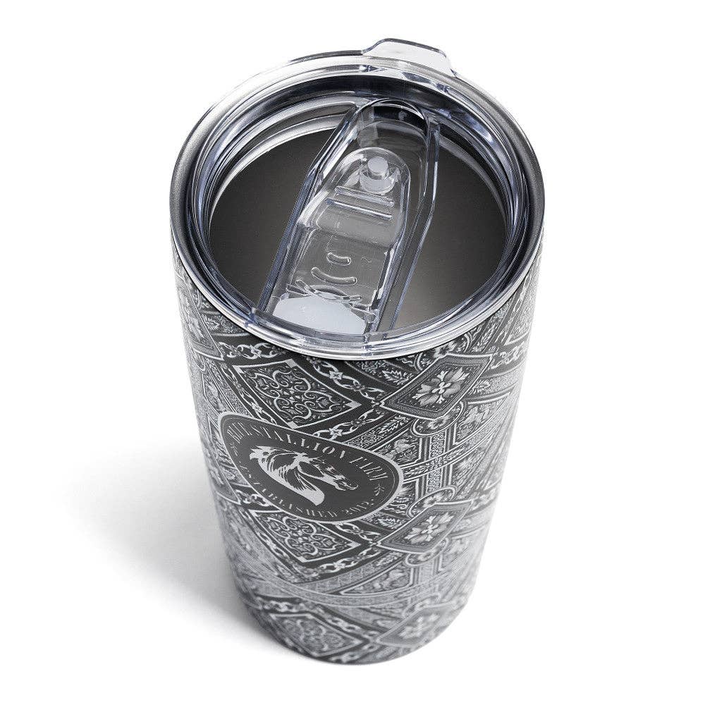 Black Mosaic Tumbler 20 oz