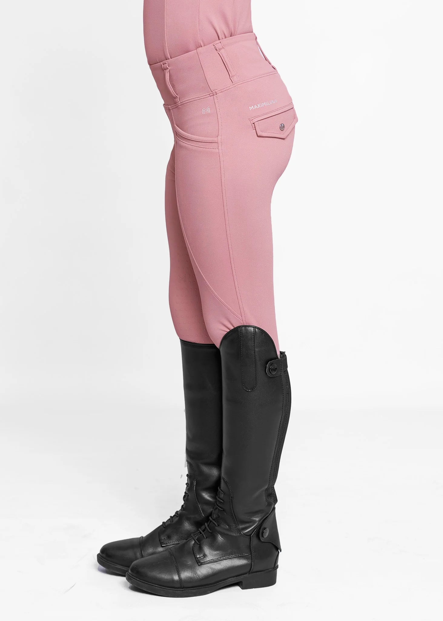 Maximilian Young Rider Pro Riding Leggings Rose Taupe