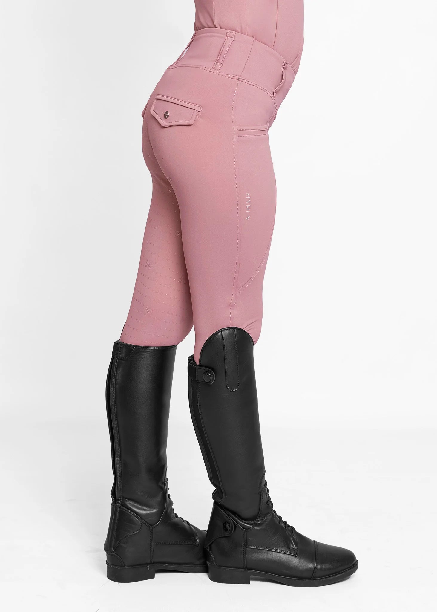 Maximilian Young Rider Pro Riding Leggings Rose Taupe