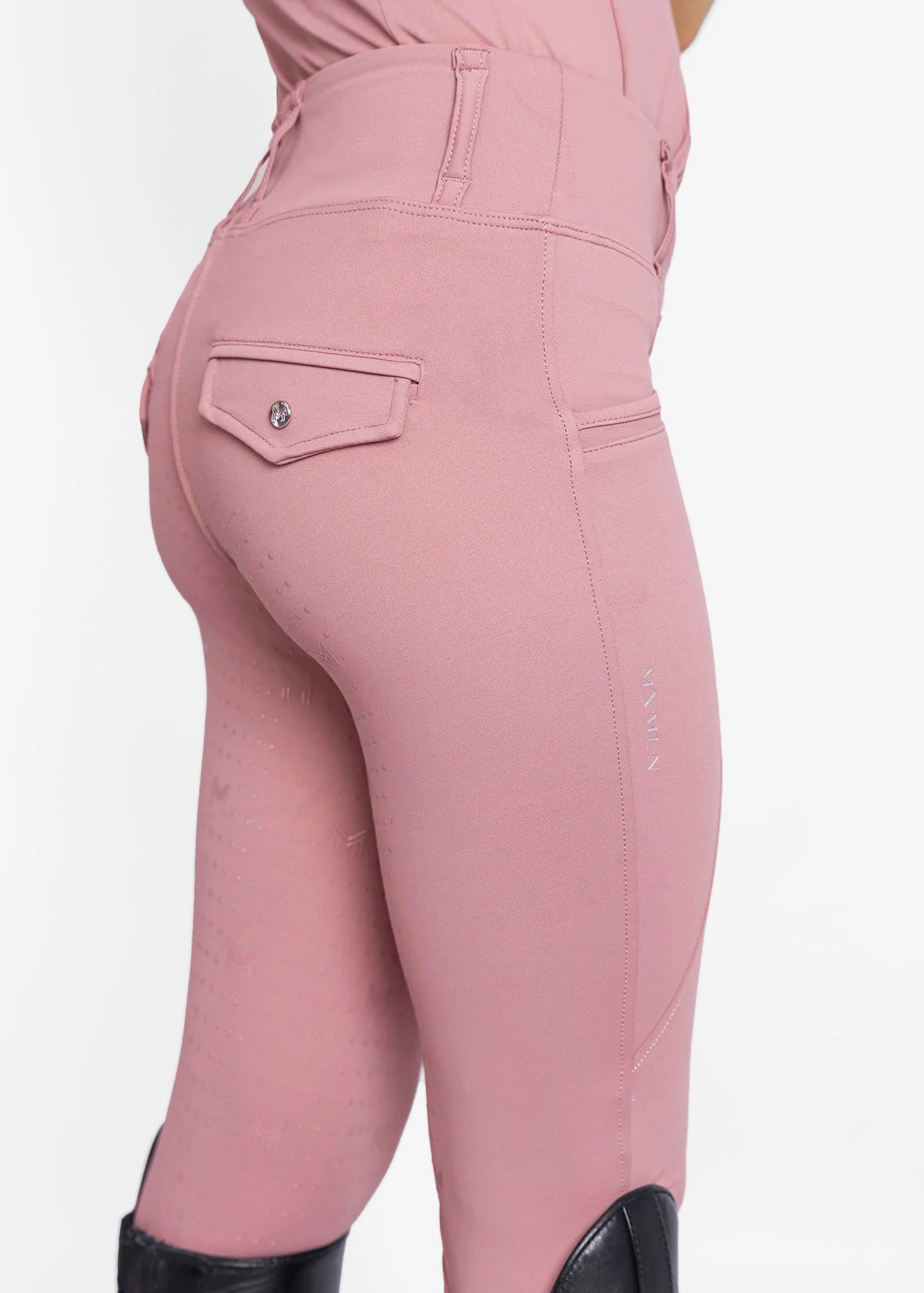 Maximilian Young Rider Pro Riding Leggings Rose Taupe