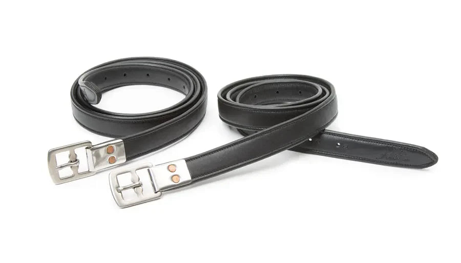 Velociti Gara Grand Prix Stirrup Leathers - Australian Nut