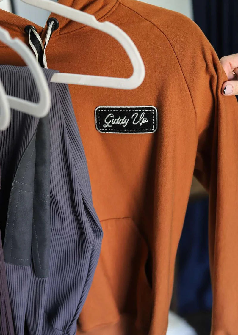 Milton Menasco Giddyup Chenile Patch Hoodie