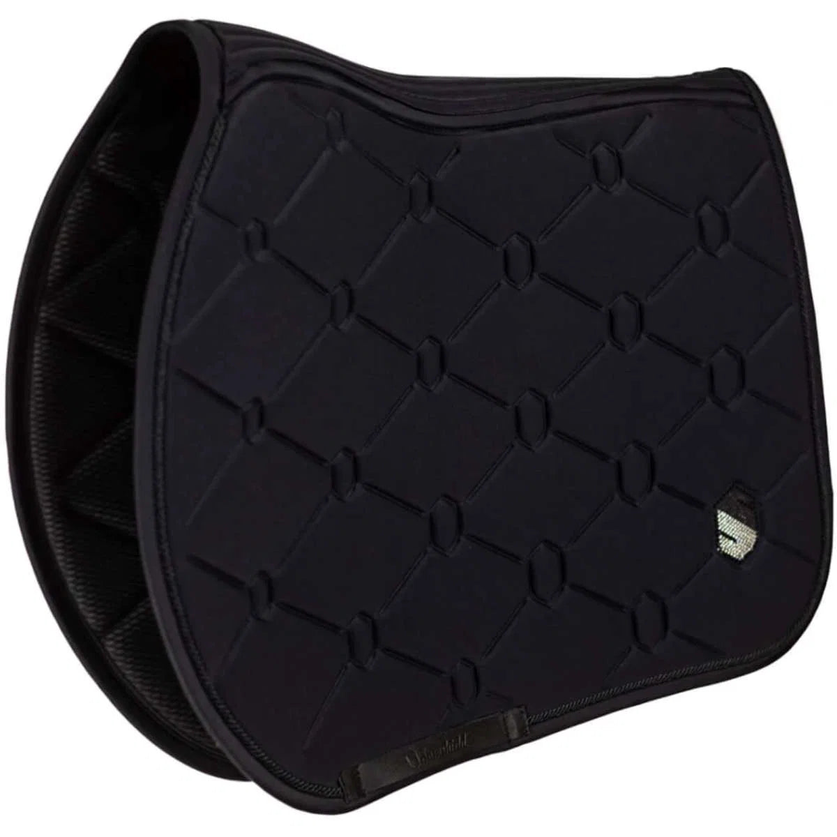 Samshield Jumping Saddle Pad Swarovski Crystals - Black