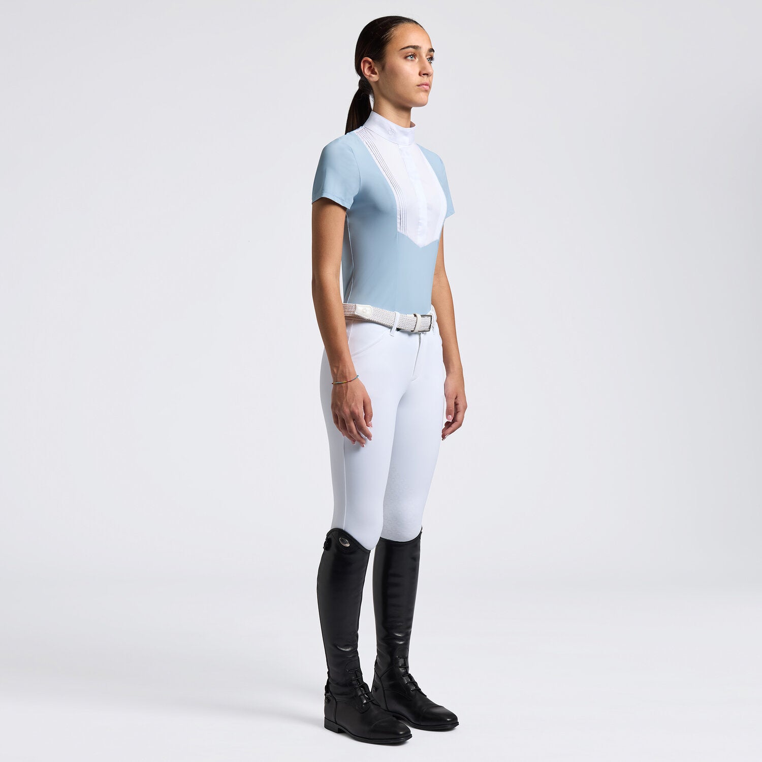 CT SS Jersey Competition Shirt w Bib White/Blue Fog 12