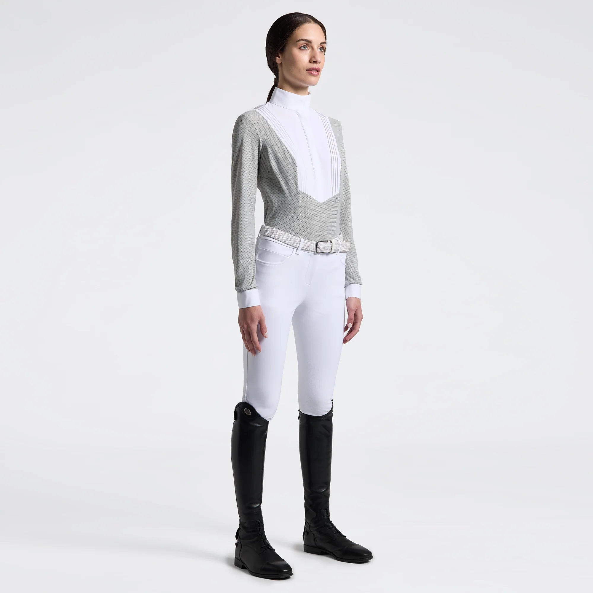 Cavalleria Toscana American L/S Show Shirt - Belgian Block