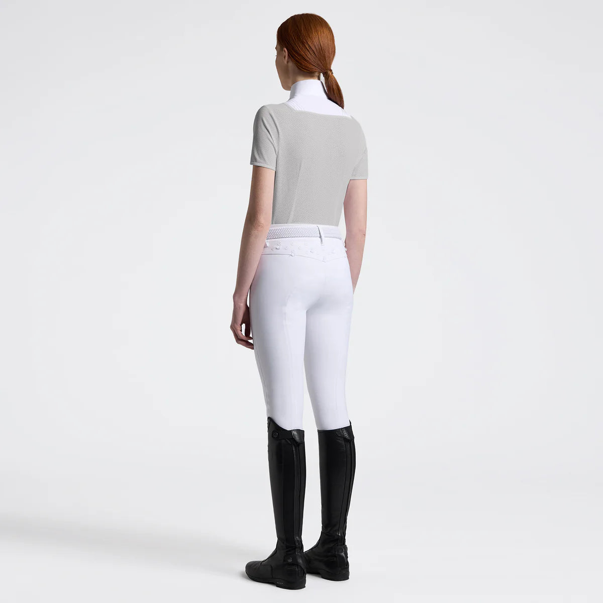 Cavalleria Toscana Women's American Short-Sleeve Competition Shirt - Belgian Block