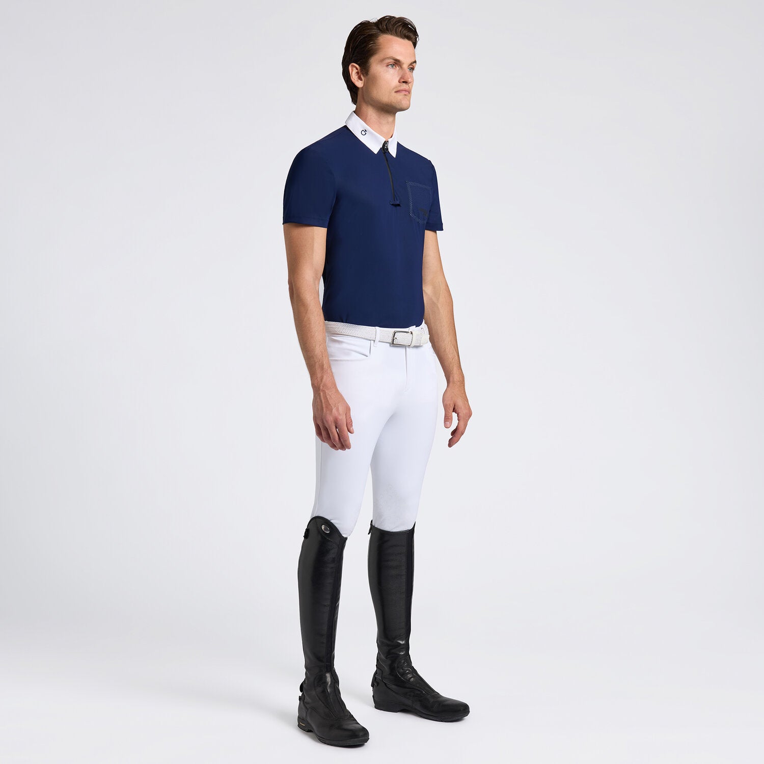 CT Jersey SS Competition Shirt w Perforated Pocket Royal Blue 39