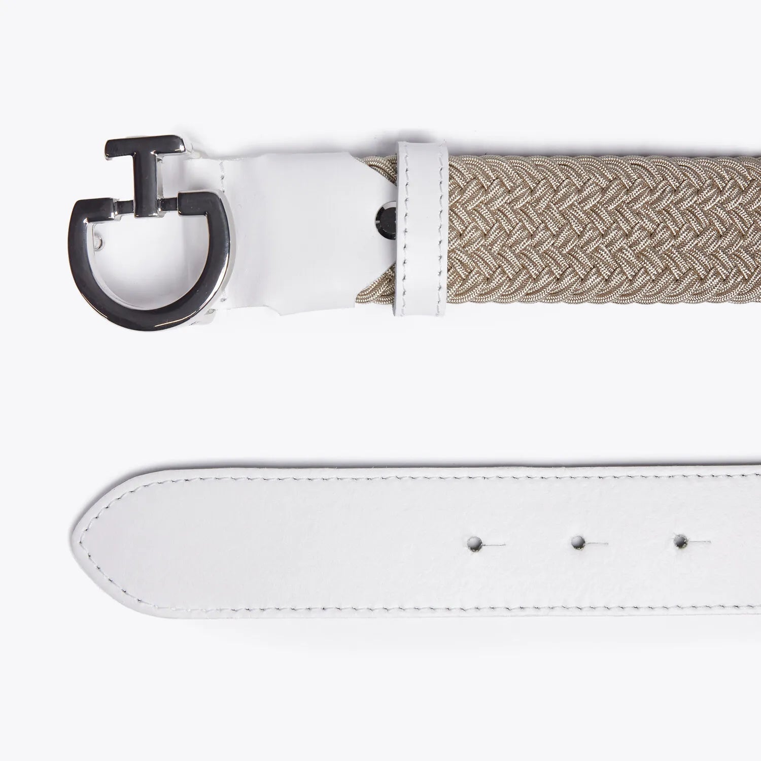 CT Womens Elastic Belt CT Clasp S Tan