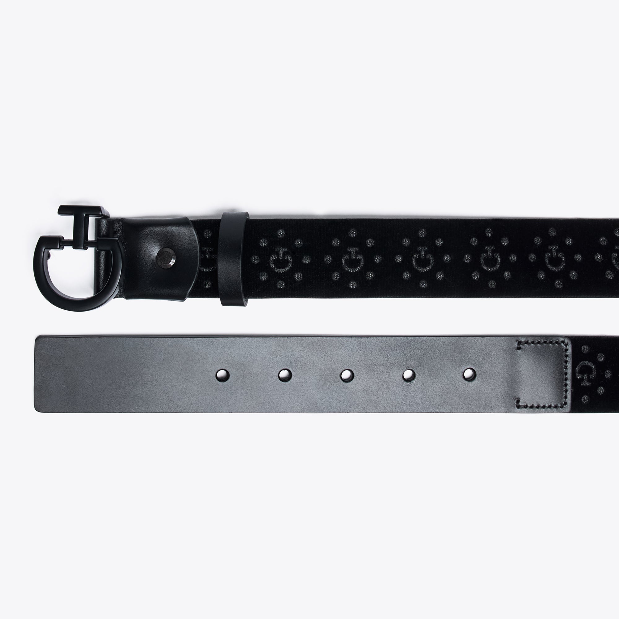 Cavalleria Toscana Mini Orbit Flock Print Belt - "Gee Gee Equine Cavalleria Toscana Mini Orbit