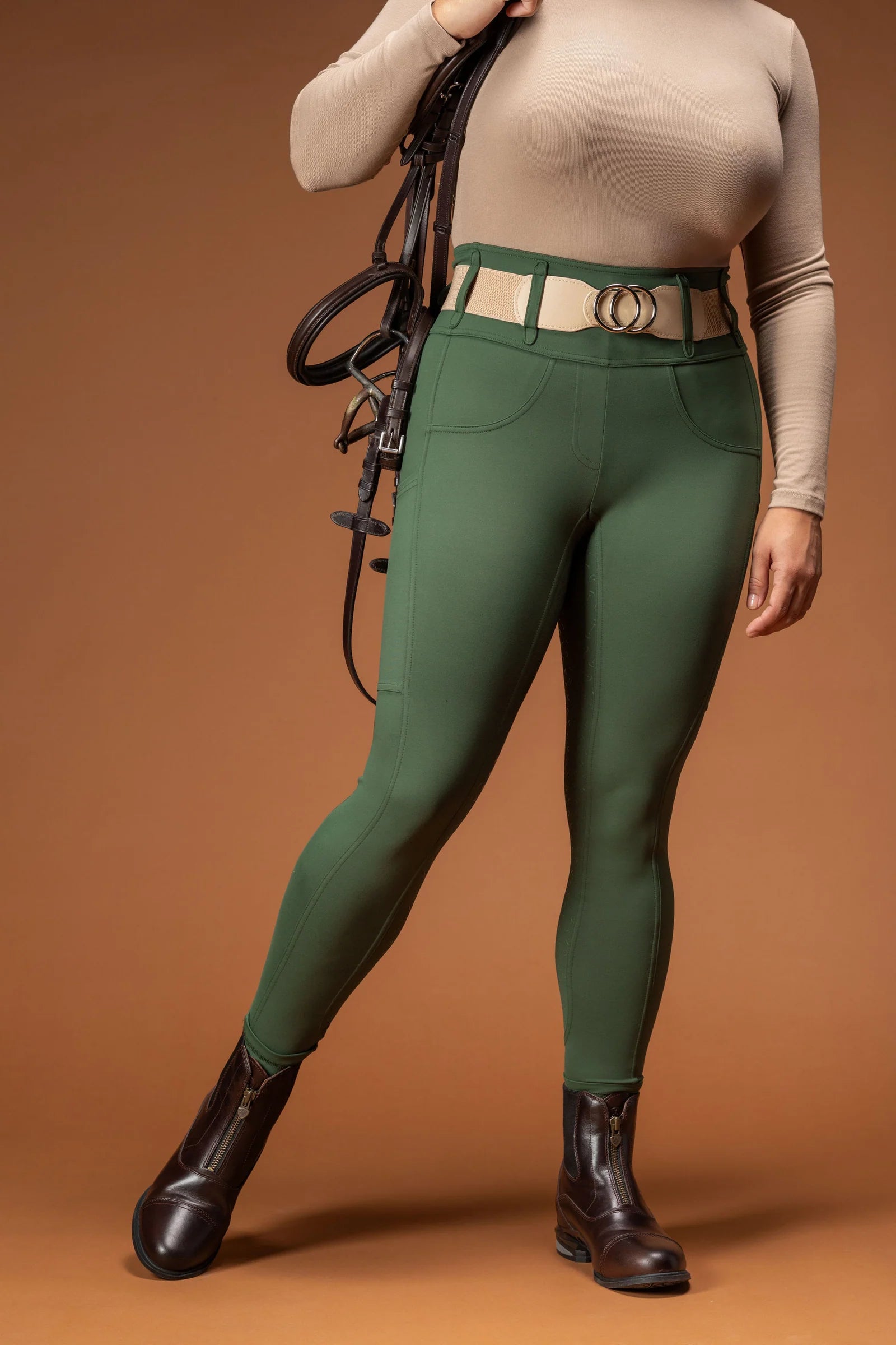 Canter Culture Athletic Breech Evergreen