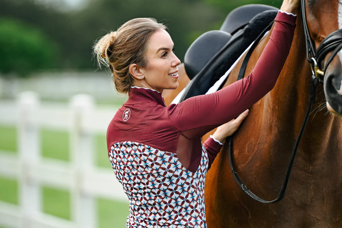 Novella Equestrian The Julet Shirt Royal Plum