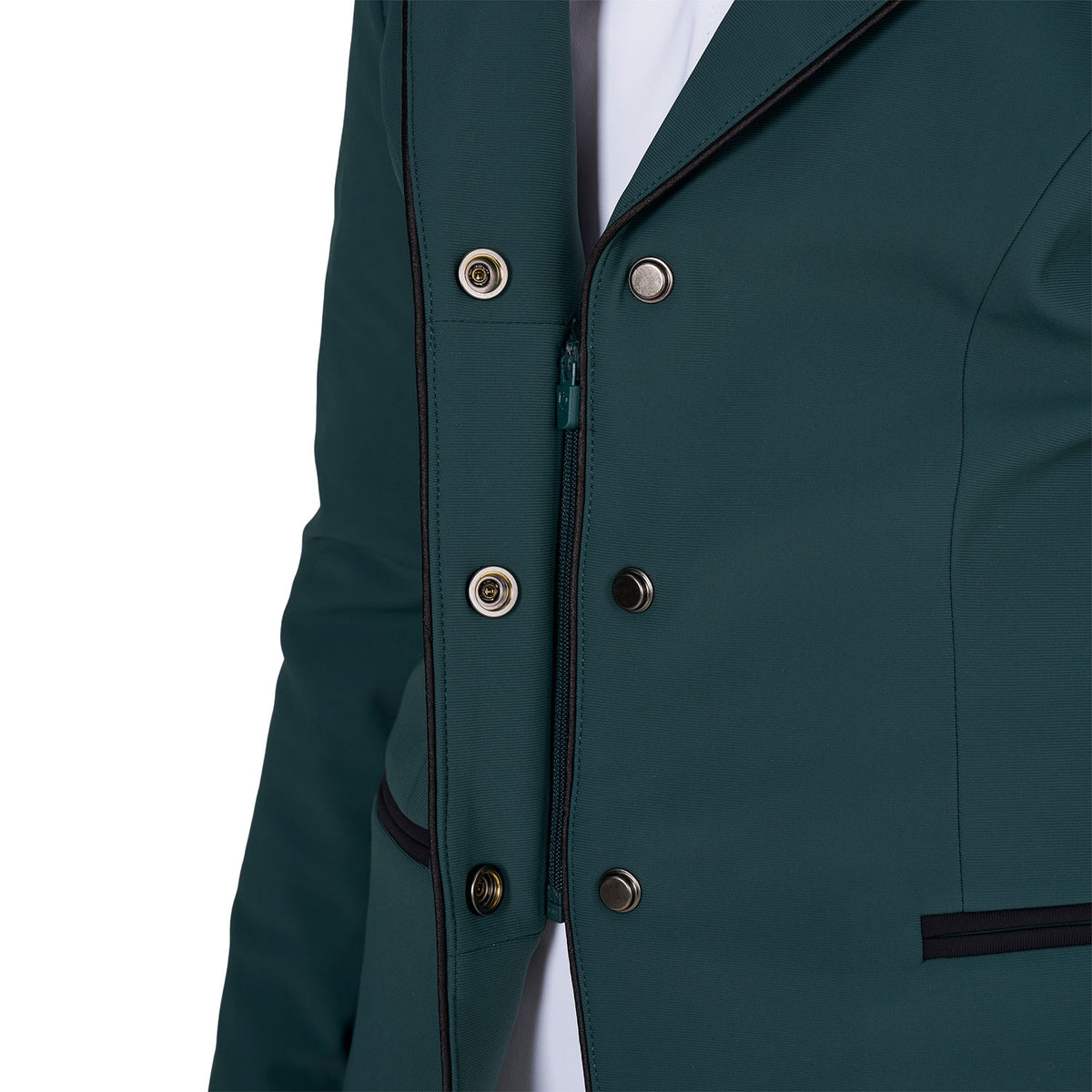 Equestro Kids' Competition Zip Riding Jacket - Pine Grove