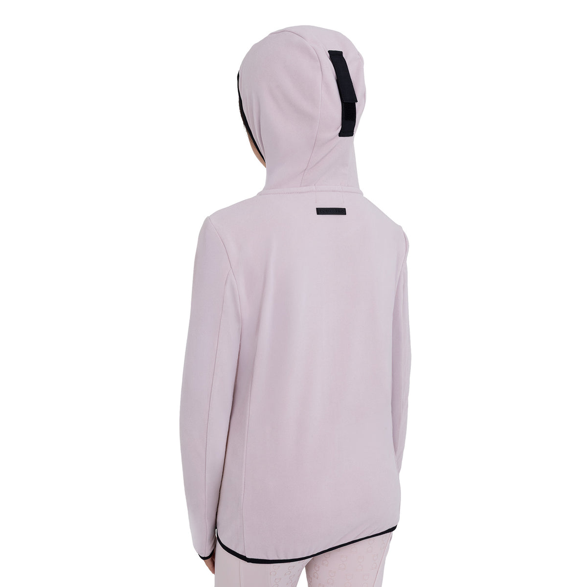 Equestro Kid's Fleece Full Zip Hoodie - Hushed Violet