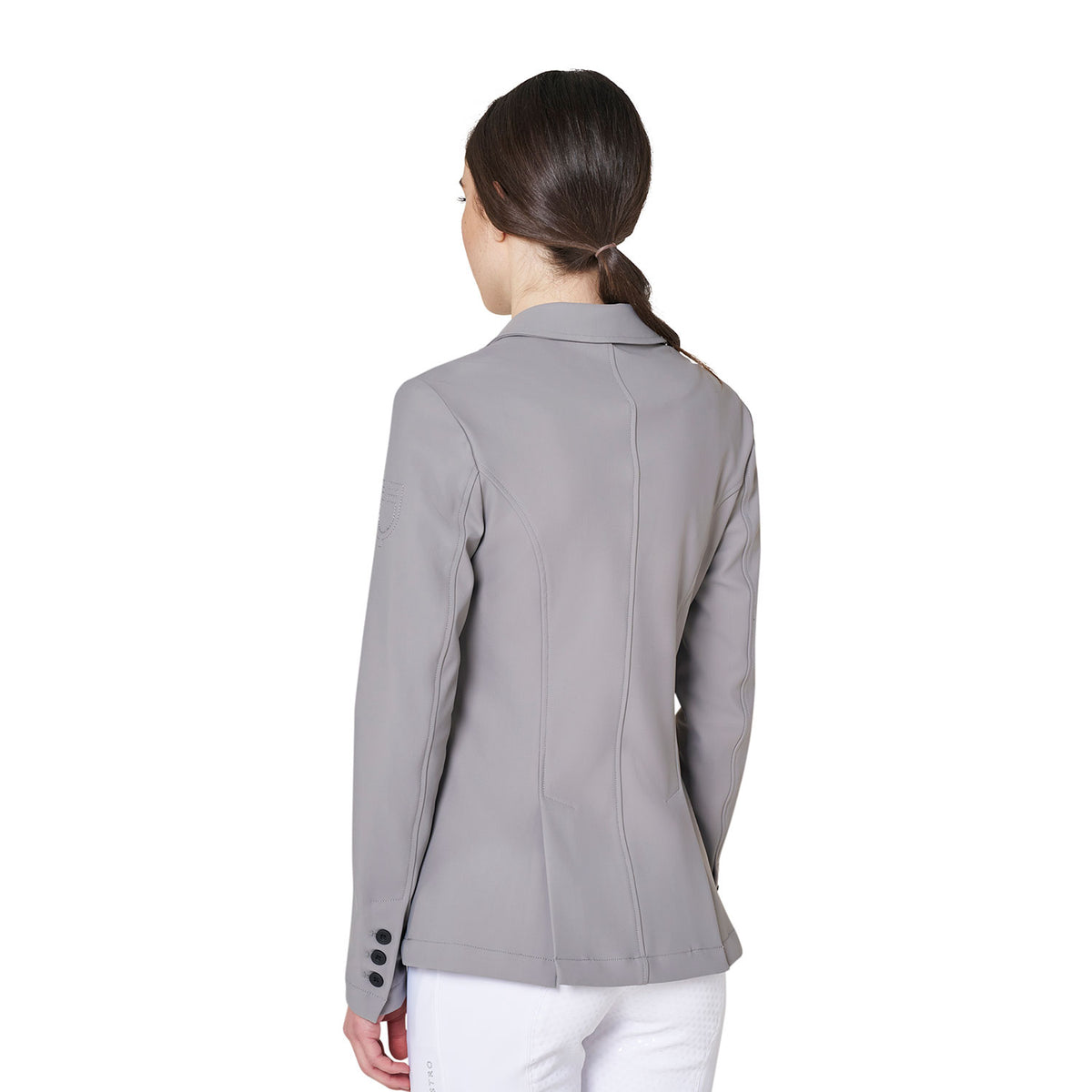Equestro Women's Girasol Competition Riding Jacket - Harbor Mist