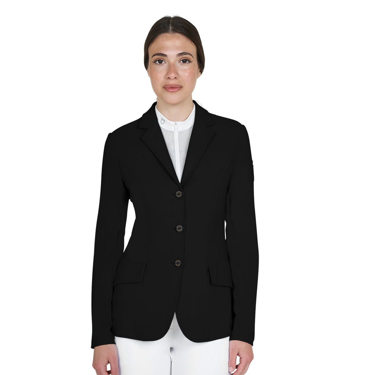 Equestro Women's Girasol Competition Riding Jacket - Back