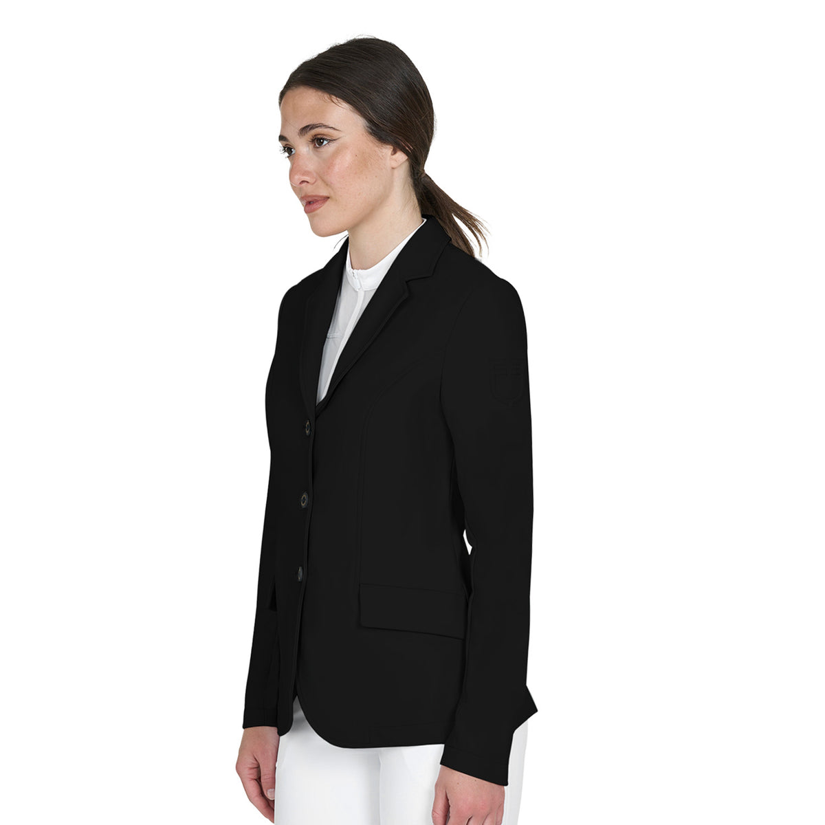 Equestro Women's Girasol Competition Riding Jacket - Back