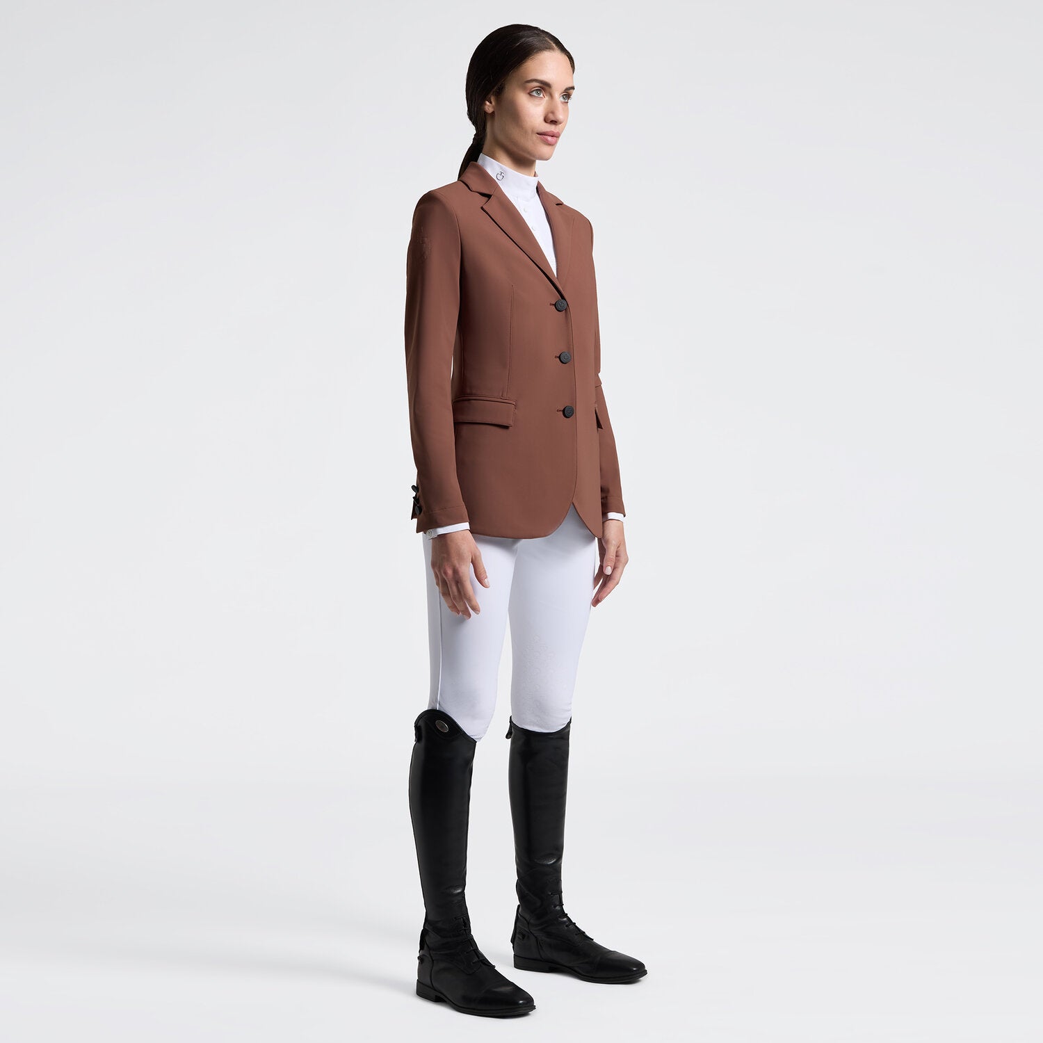 Cavalleria Toscana American Jersey Hunter Riding Jacket - Mink