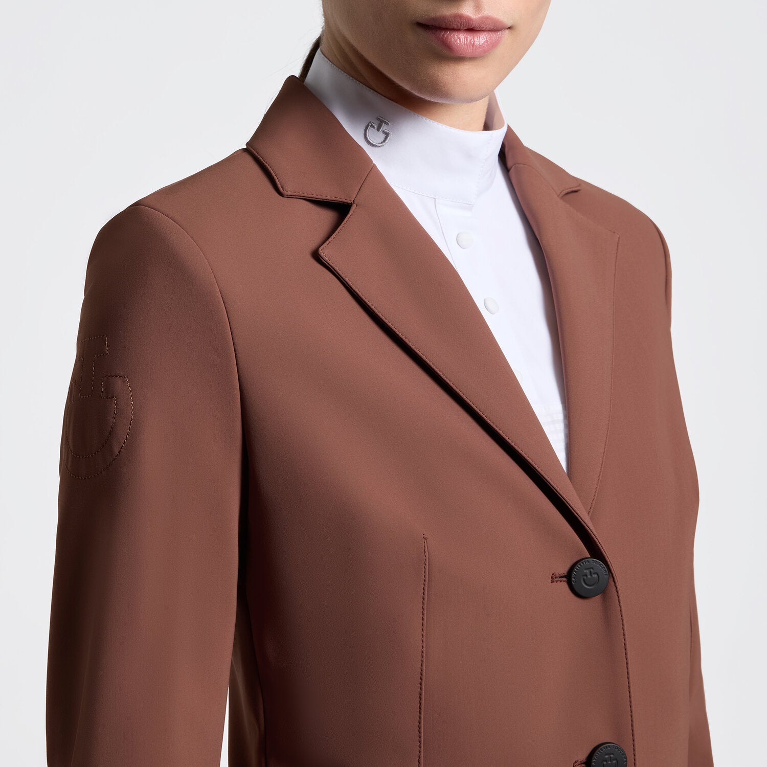 Cavalleria Toscana American Jersey Hunter Riding Jacket - Mink