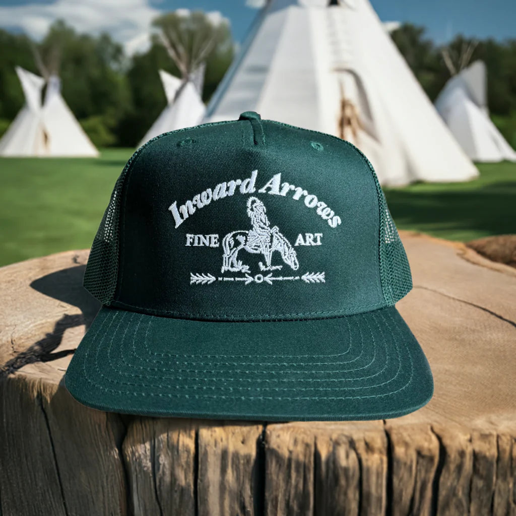 Inward Arrows Many Rains Hat Pine