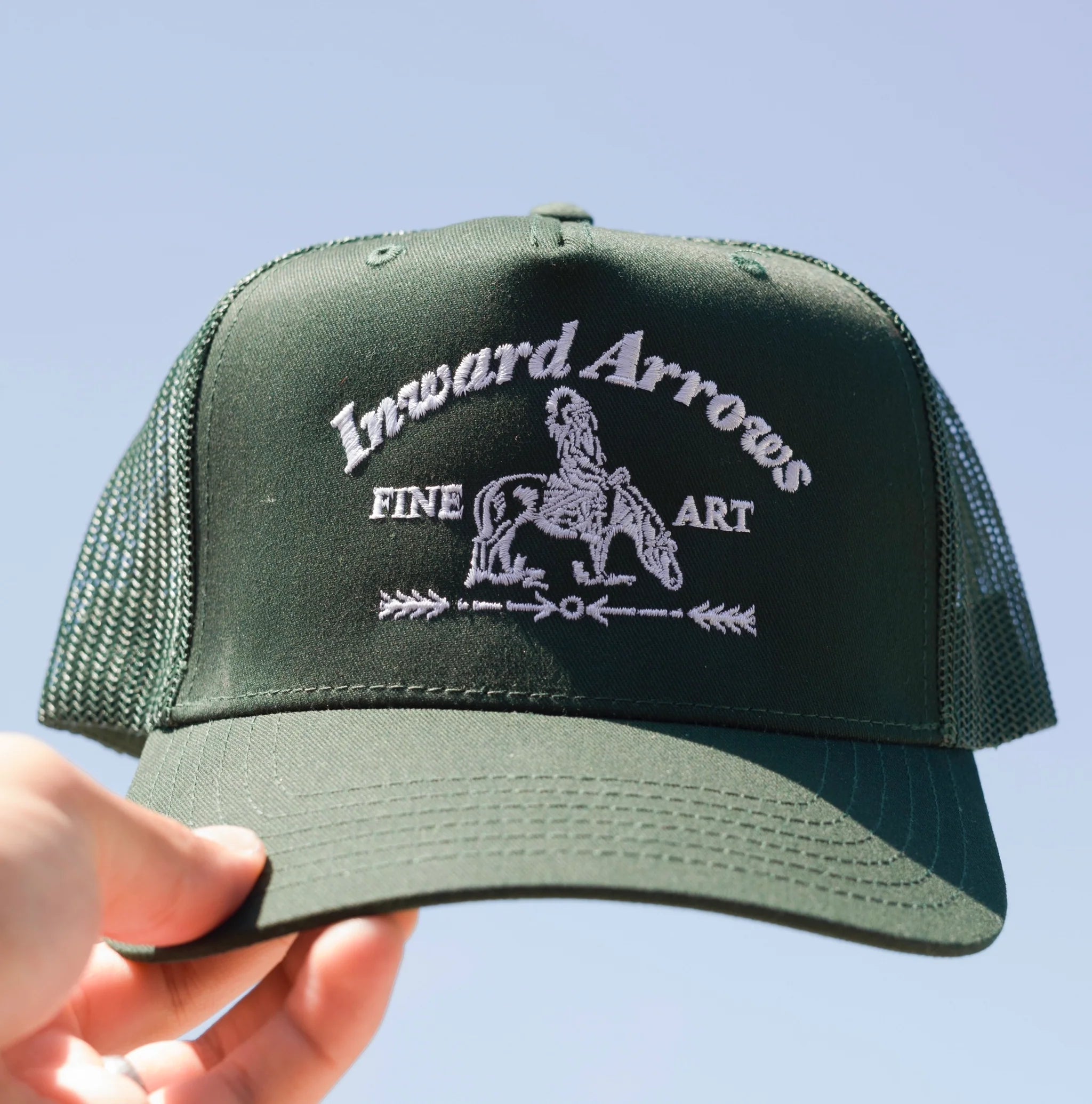 Inward Arrows Many Rains Hat Pine