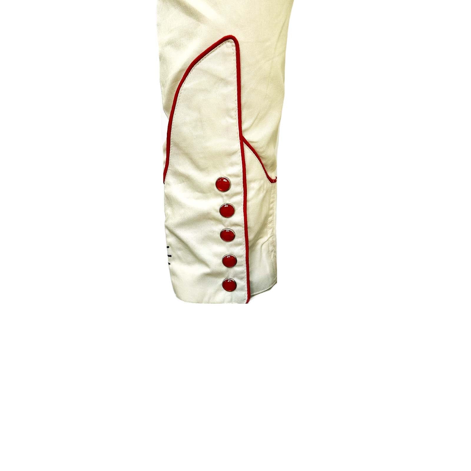 Rockmount Ranch Wear Men’s Rockmount Vintage Ivory Bronc Embroidered Western Shirt