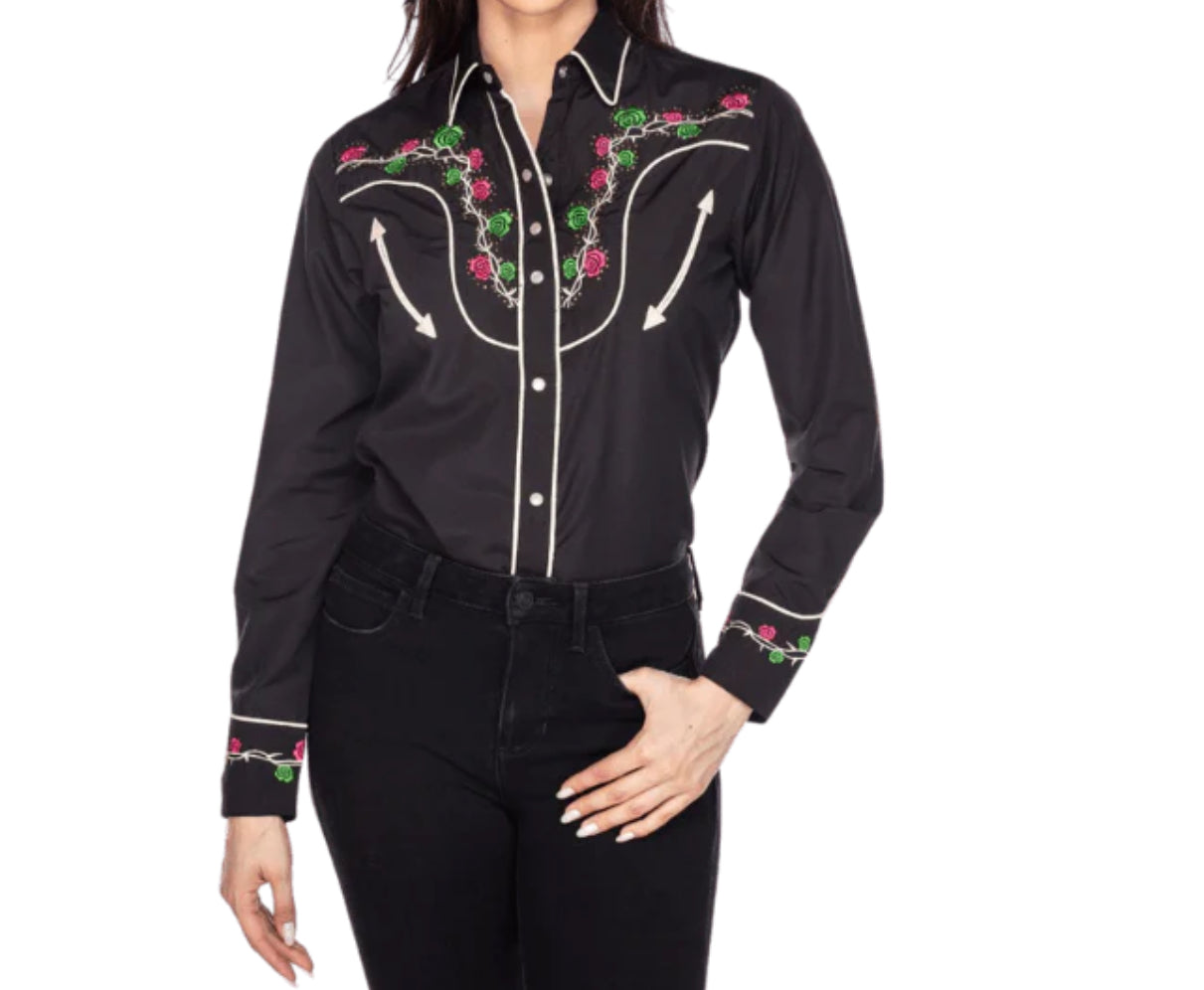 The American West The American West Embroidery Shirt Style No. 58