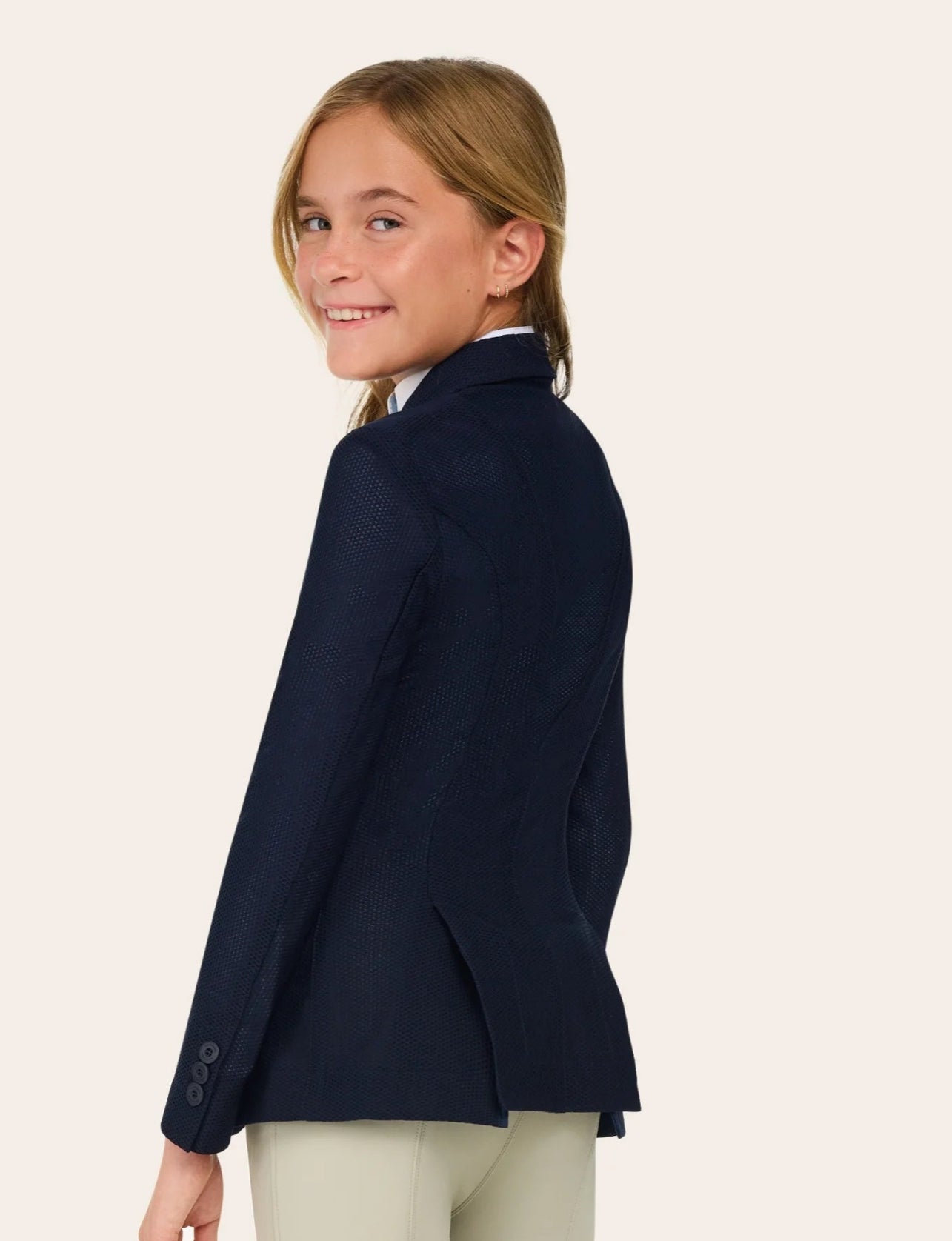 RJ Classics Girls’ Harmony Jr. Mesh Show Coat 2.0 Navy
