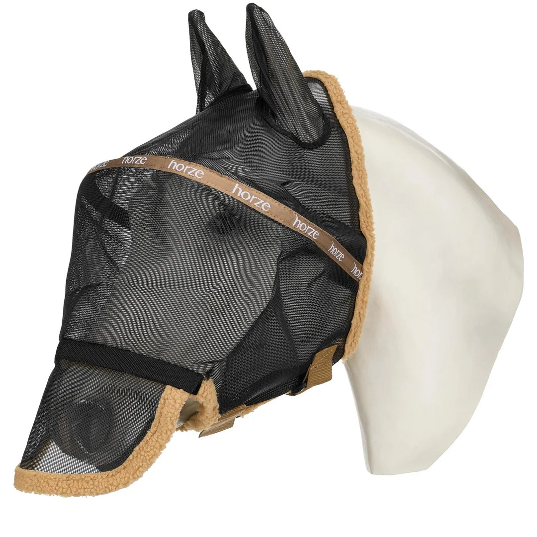 Horze Wire Framed Fly Mask Tan