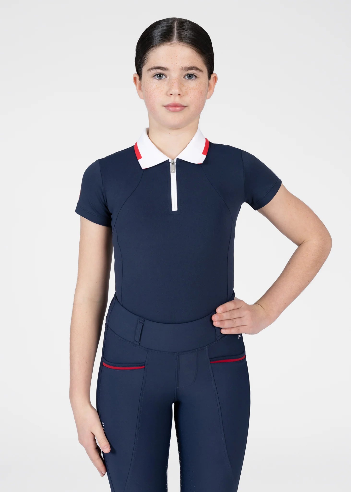 Maximilian Equestrian Young Rider Concept Short Sleeve Polo Shirt
