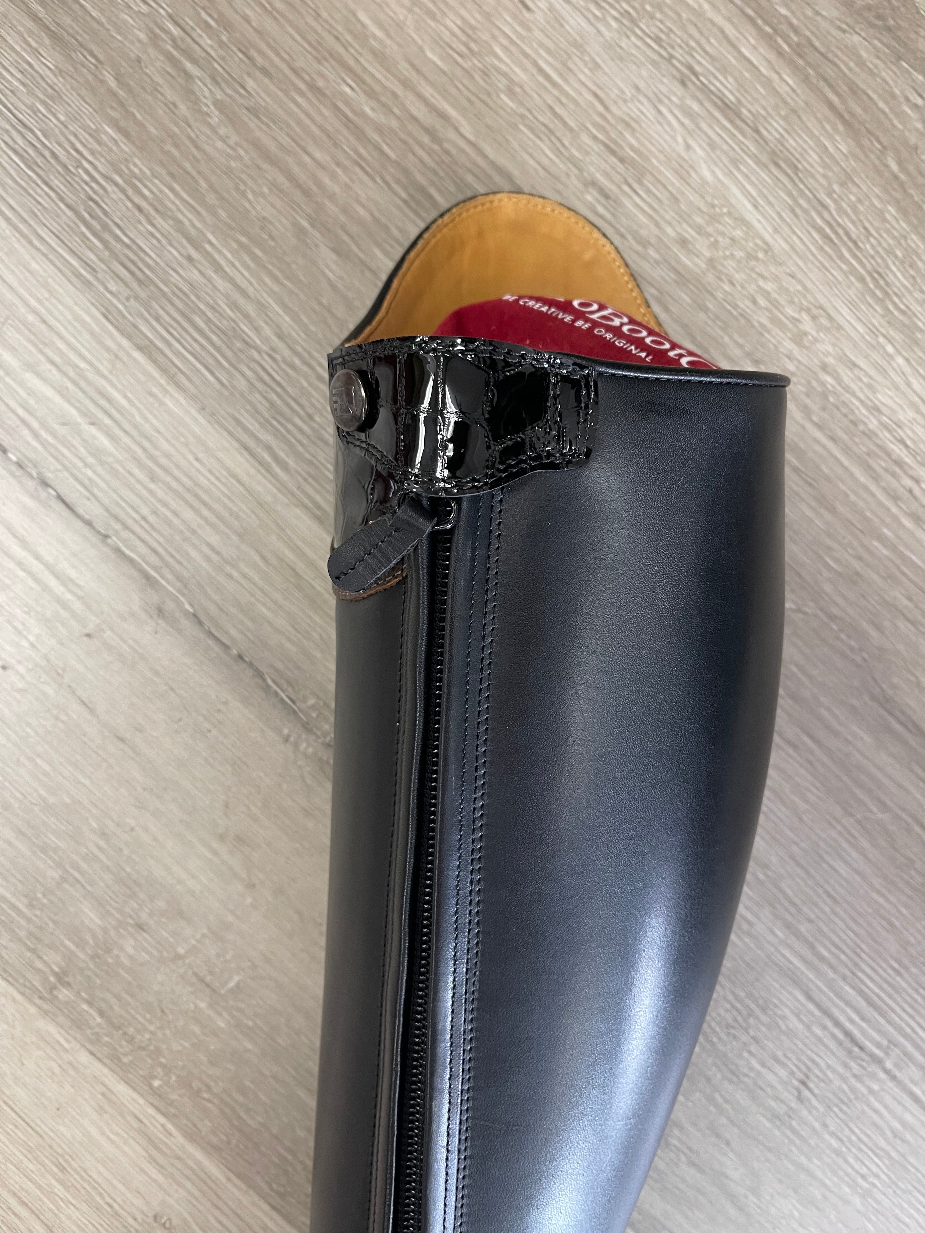DeNiro Tiziano Dressage Custom Boot With Moka Accent